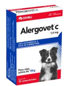 ALERGOVET C 1,4MG 10CP