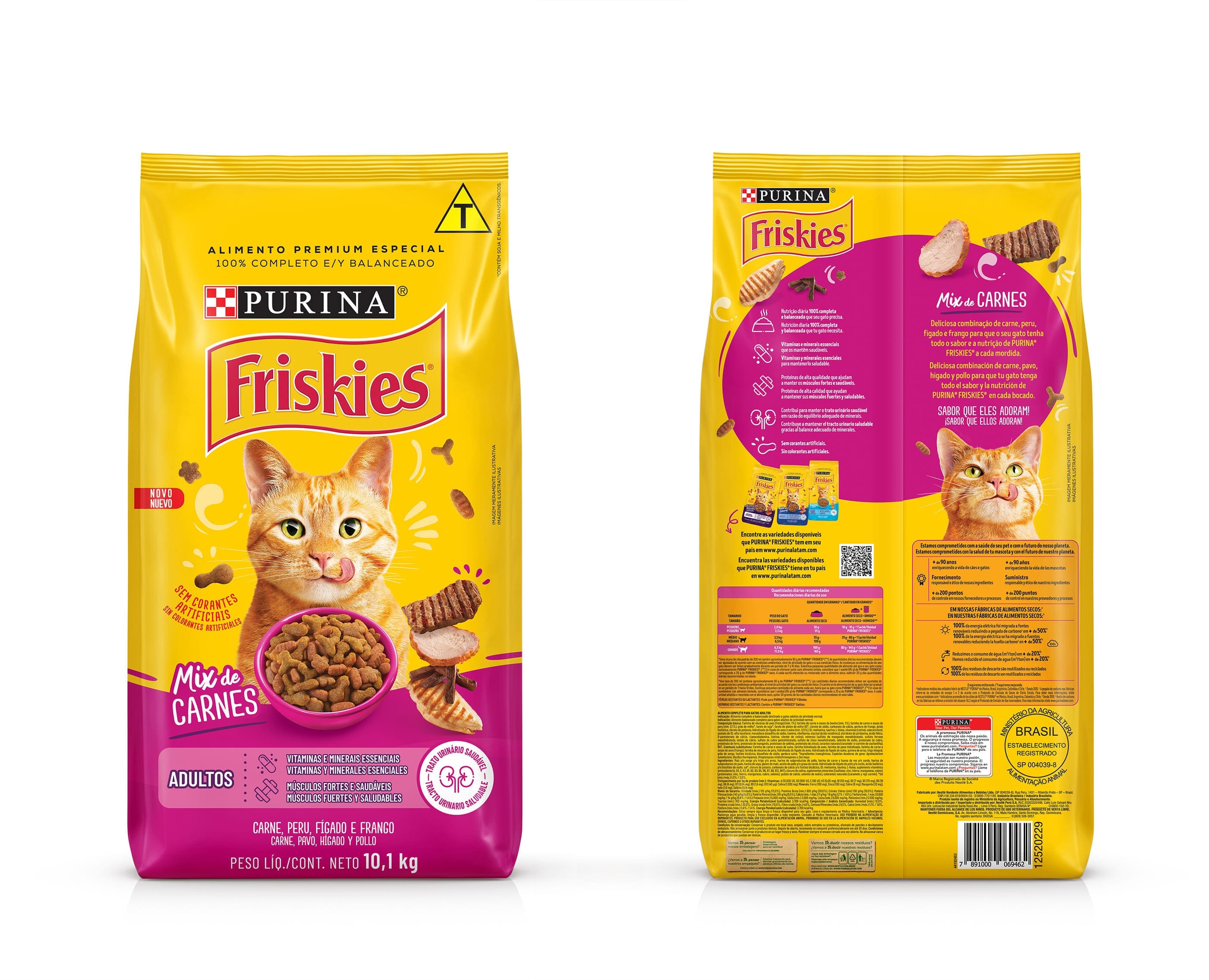 FRISKIES ADULTO (MIX CARNE) - 10,1KG