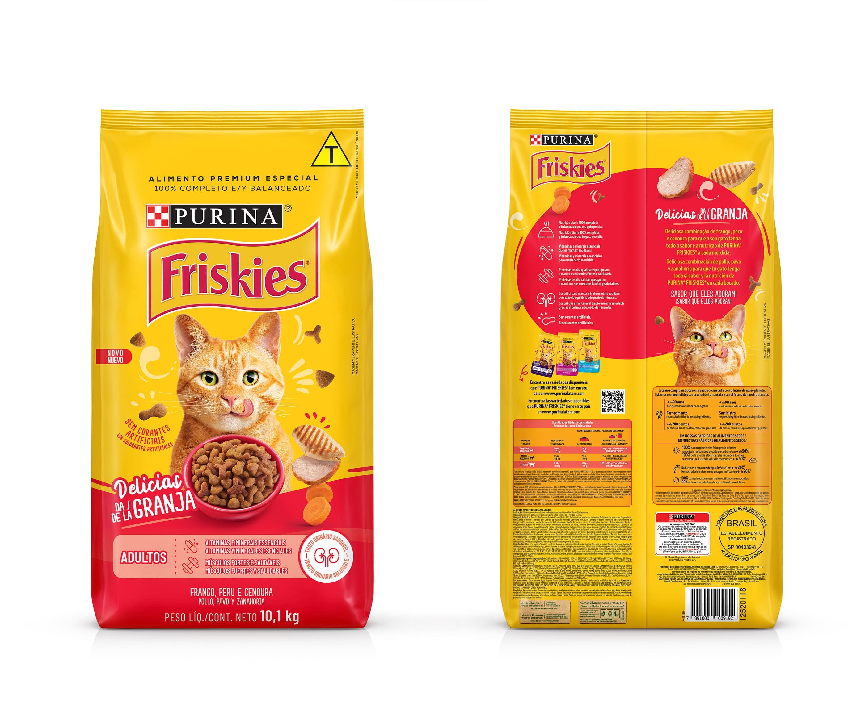 FRISKIES DELÍCIAS DA GRANJA - 10,1KG