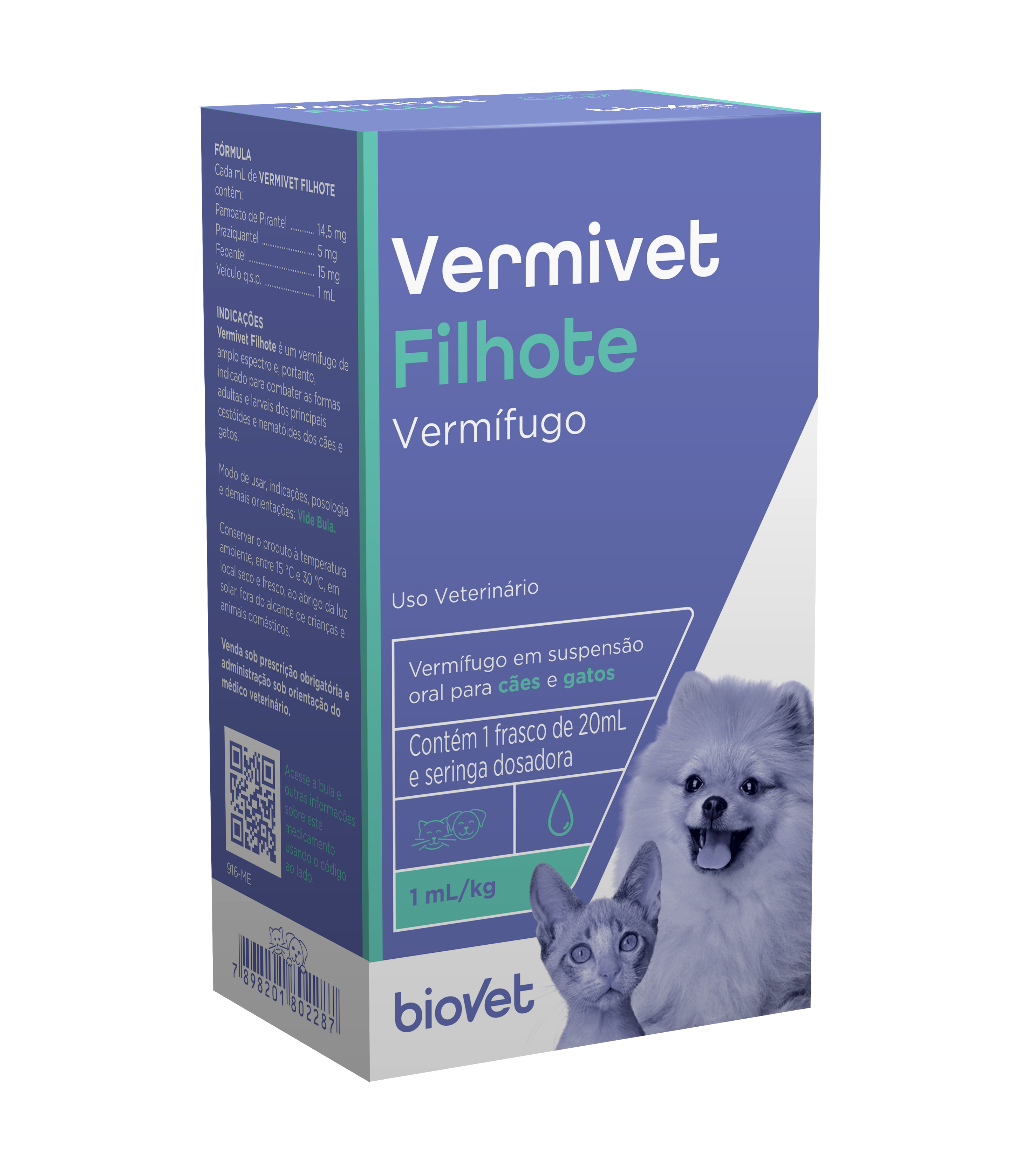 VERMIVET FILHOTES - 20ML