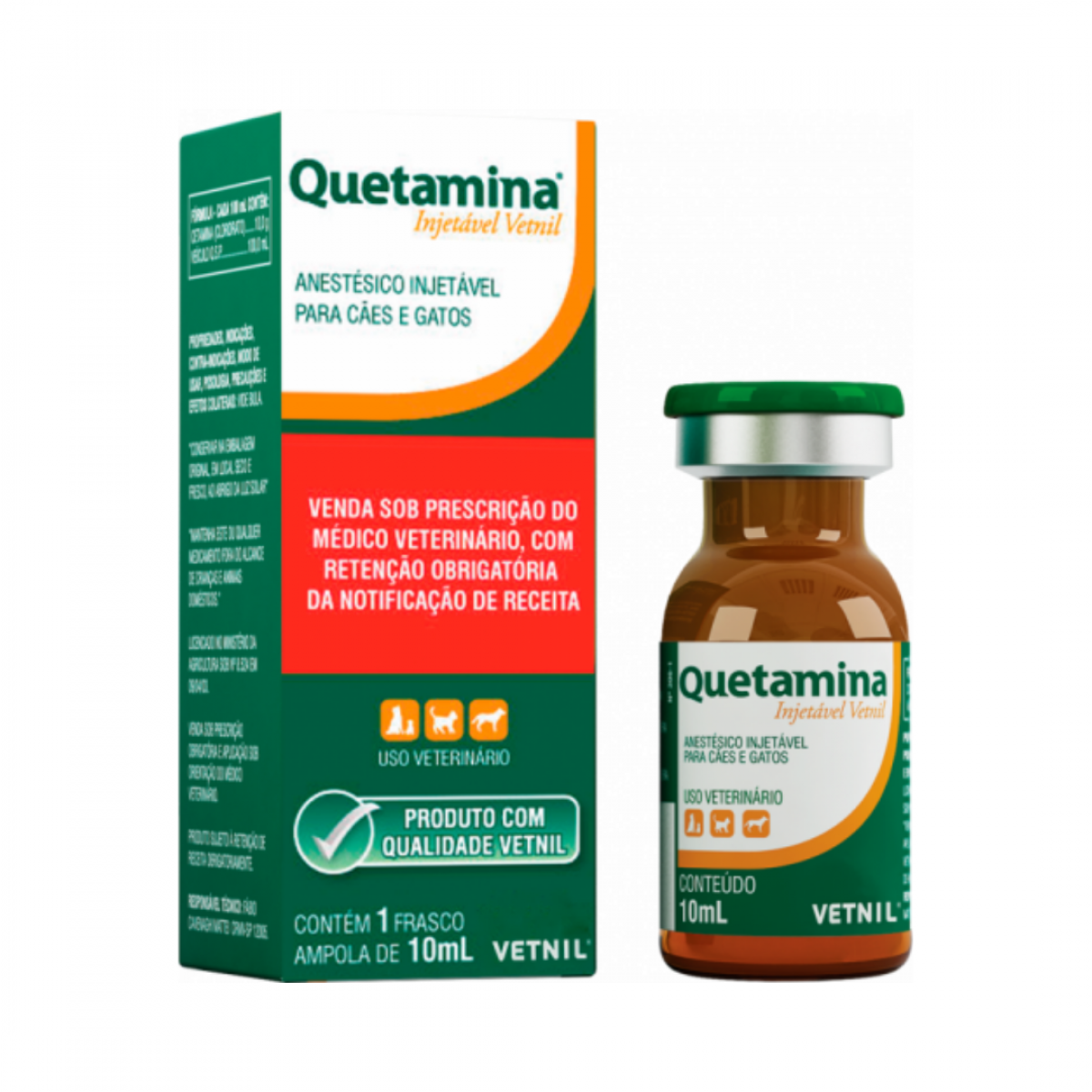 QUETAMINA INJ.C.E.G 24X10ML