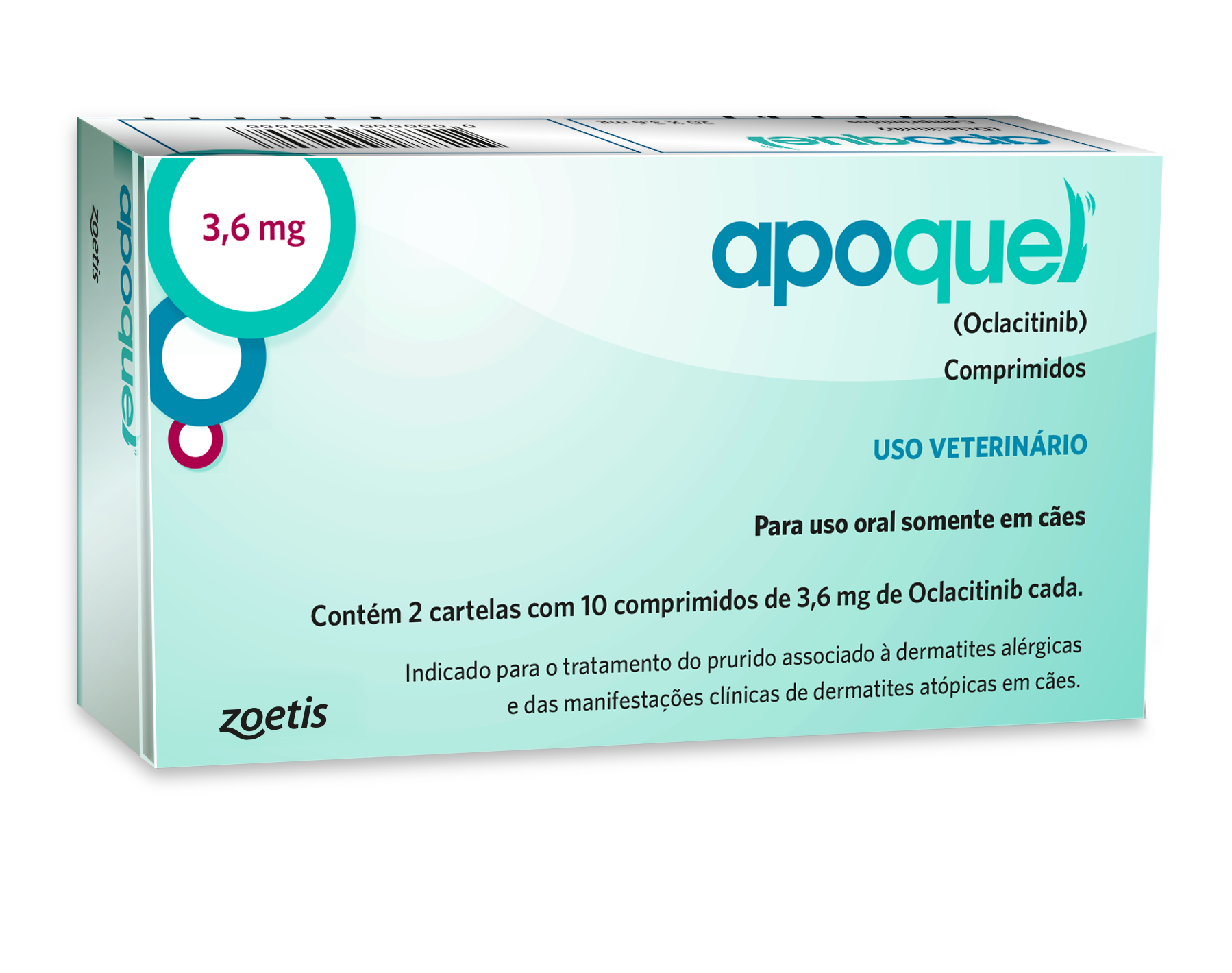APOQUEL (3,6MG) - 20 COMPRIMIDOS