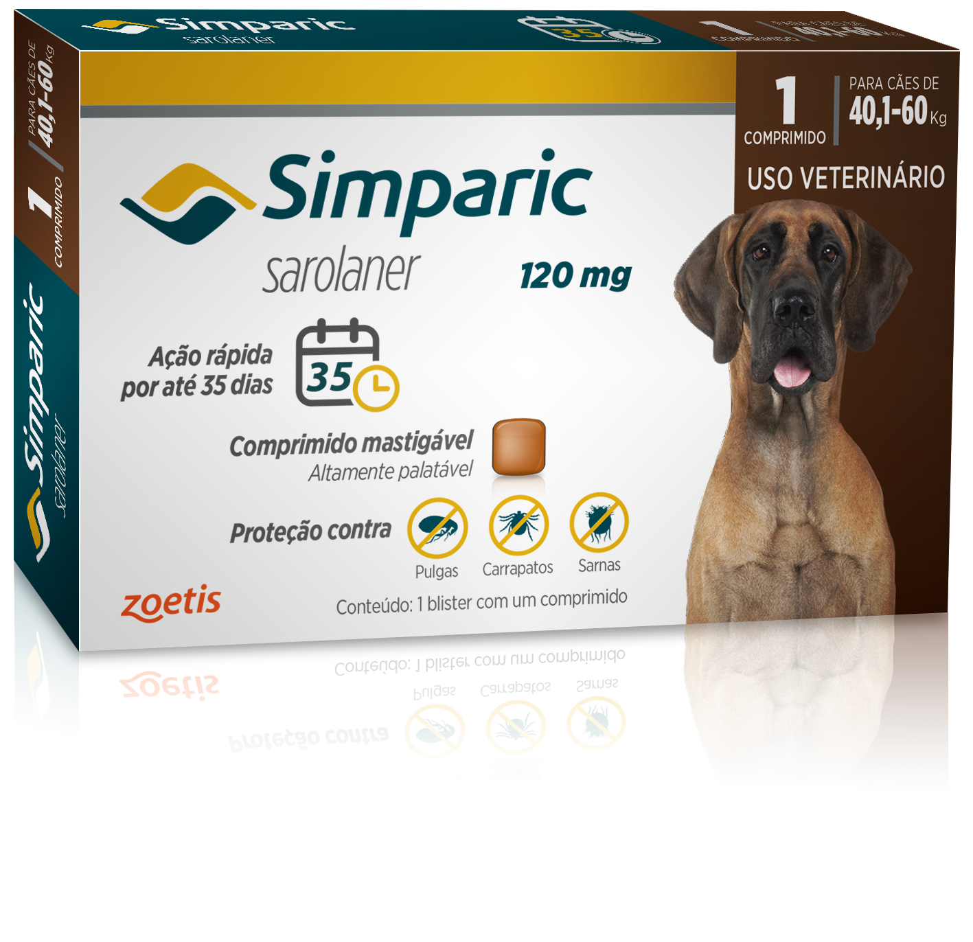 SIMPARIC 120MG (40,1 A 60KG) - 1 COMPRIMIDO