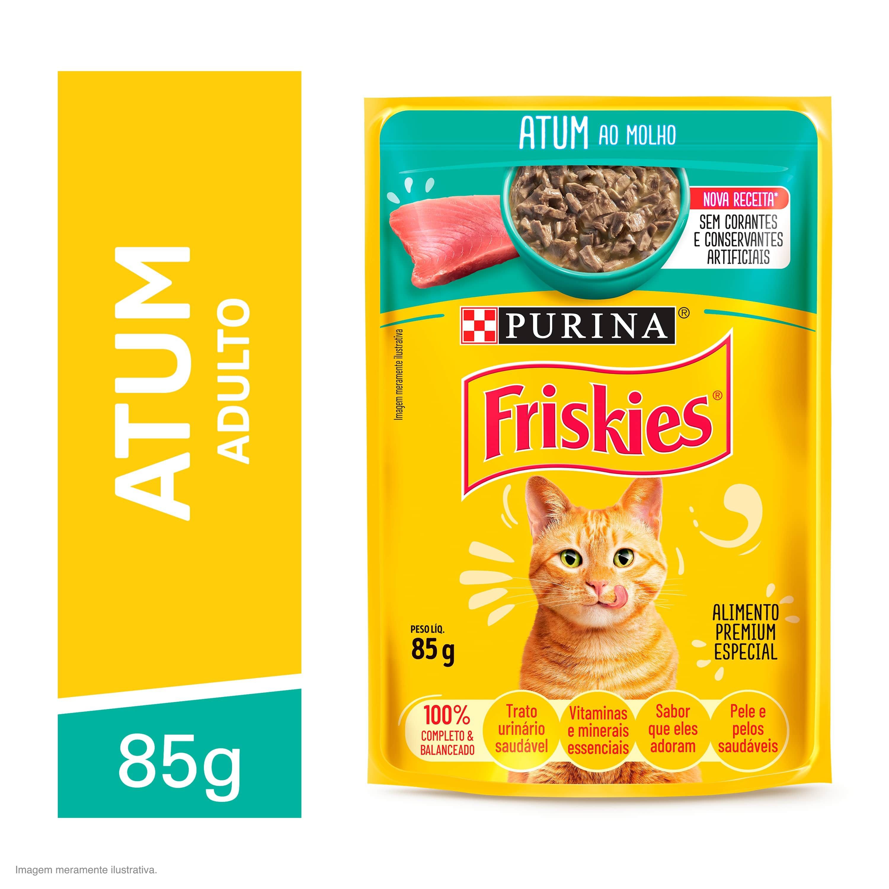 FRISKIES SACHE (ATUM AO MOLHO) - 85G