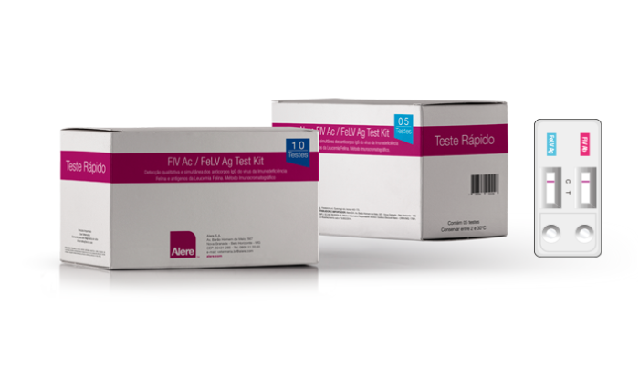ALERE FIV AC/FELV AG (KIT) - COM 5 UNIDADES 
