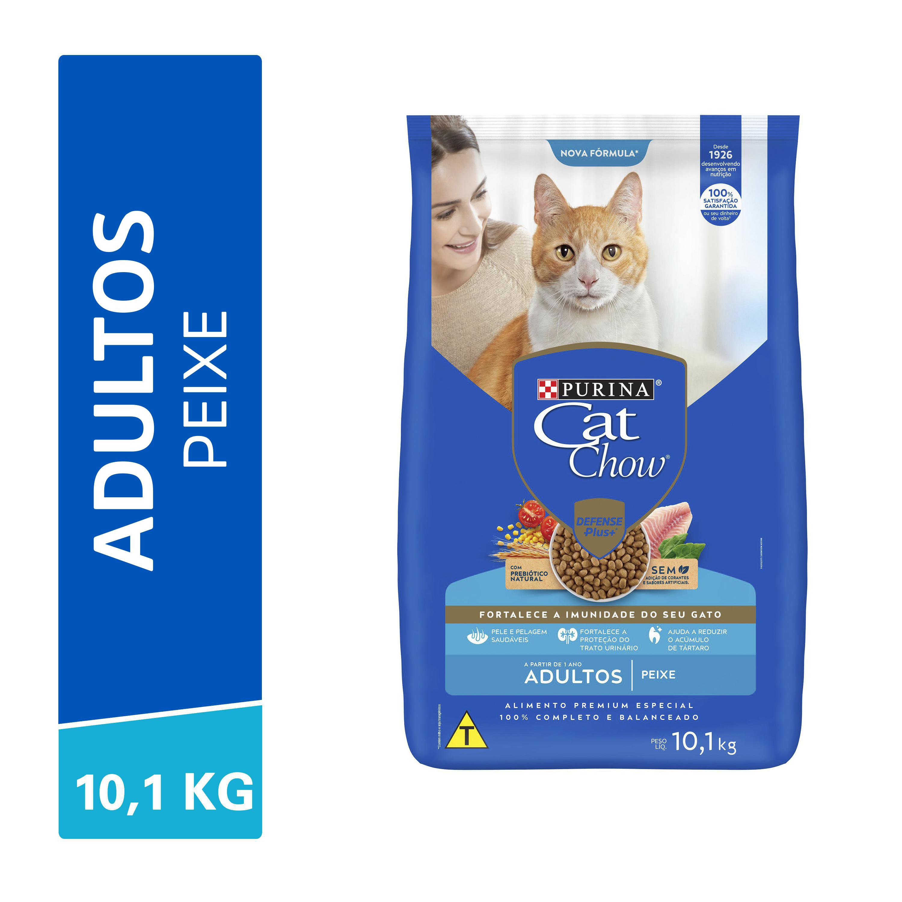 CAT CHOW PS ADULTO (PEIXE) - 10,1KG