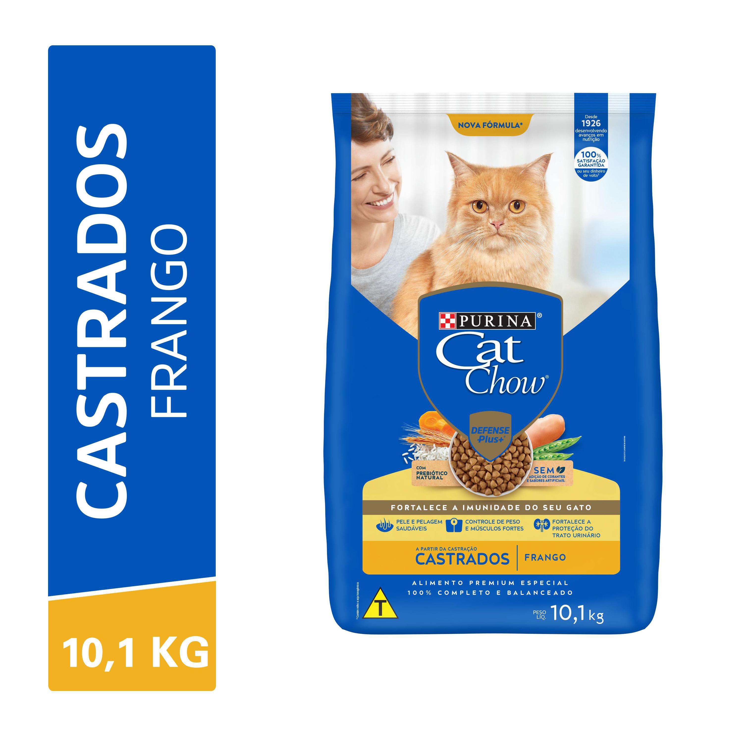 CAT CHOW PS CASTRADOS - 10,1KG