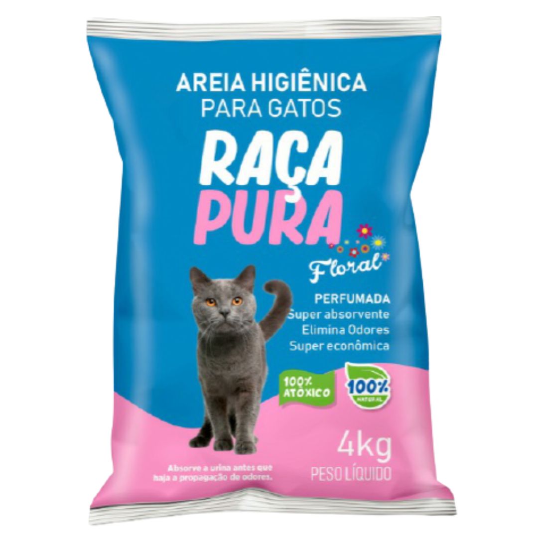 AREIA RACA PURA PERFUMADA 5X4Kg