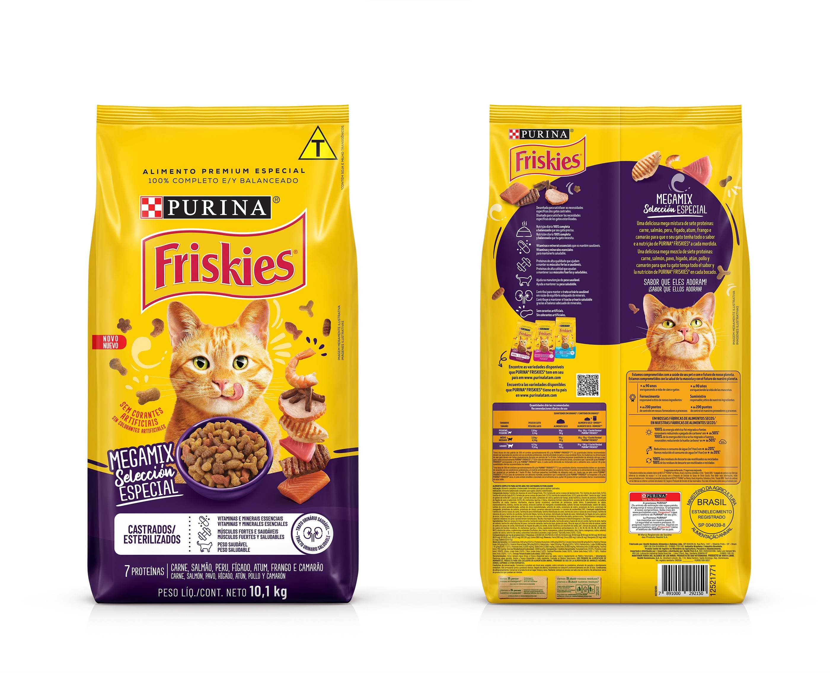 FRISKIES MEGAMIX CASTRADO - 10,1KG