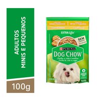 DOG CHOW SACHÊ ADULTO RAÇAS MINI E PEQUENA (FRANGO) - 100G