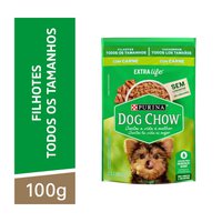DOG CHOW SACHÊ FILHOTE TODOS OS TAMANHOS (CARNE) - 100G