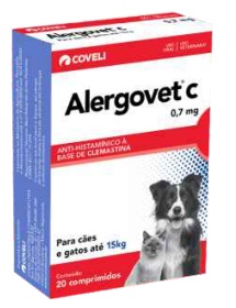 ALERGOVET C 0,7 MG - 20 COMPRIMIDOS