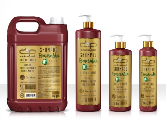SHAMPOO SUAVE DOLCE PET CEREJA E AVELÁ (1:5) - 5L