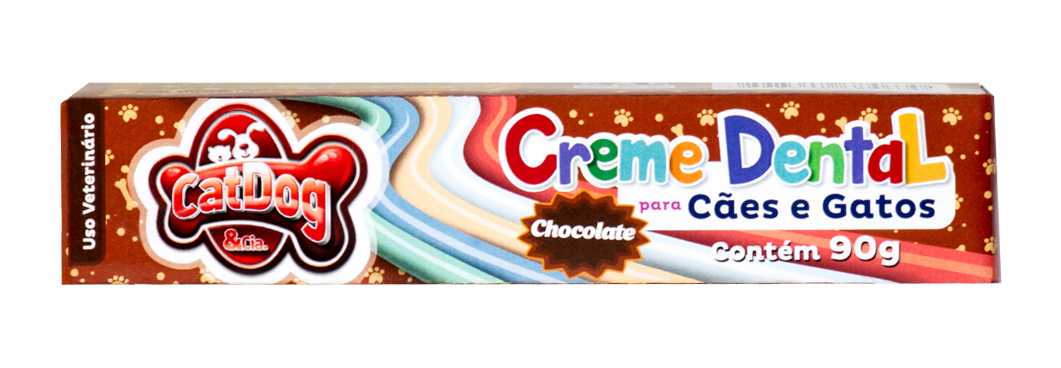 CAT DOG CREME DENTAL PET (CHOCOLATE) - 90G
