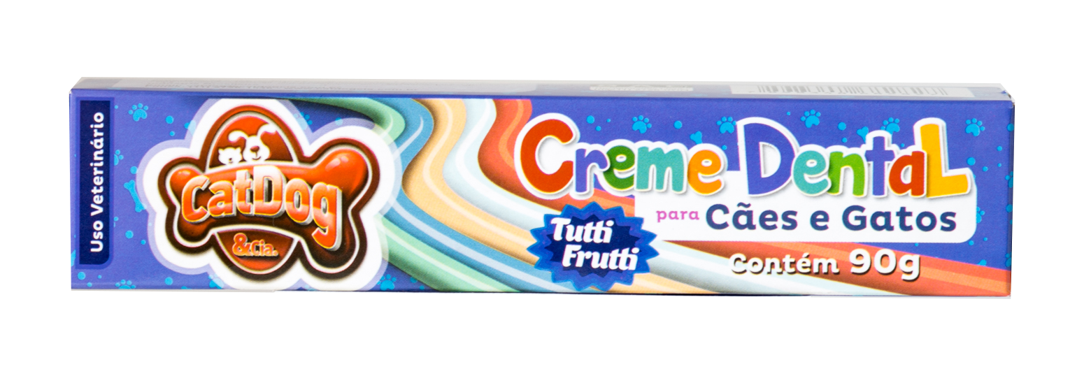 CAT DOG CREME DENTAL PET (TUTTI-FRUTTI) - 90G