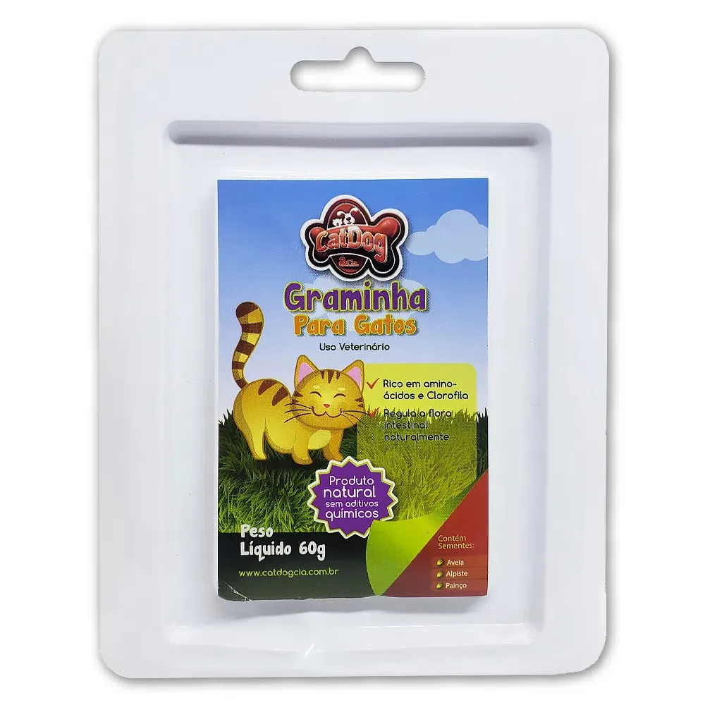CAT DOG GRAMINHA PARA GATOS - 60G