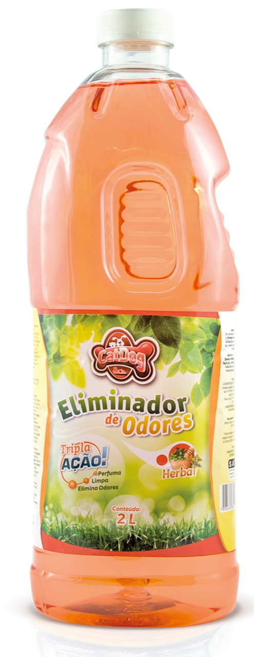 CAT DOG ELIMINADOR DE ODORES (HERBAL) - 2L