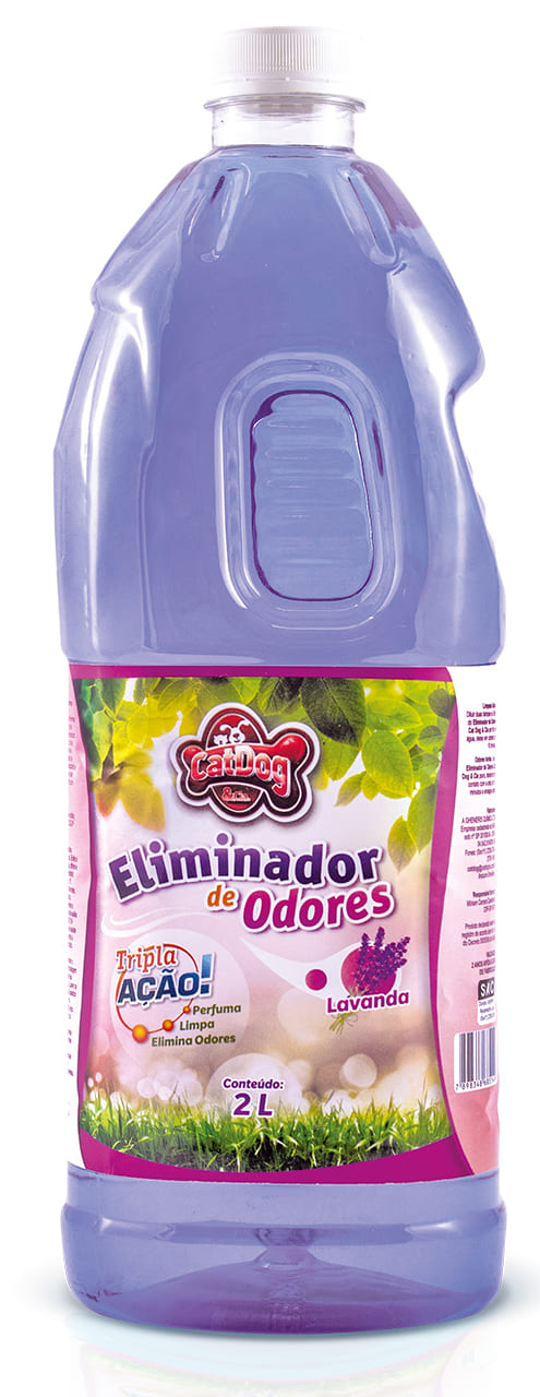 CAT DOG ELIMINADOR DE ODORES (LAVANDA) - 2L