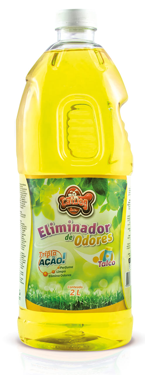 CAT DOG ELIMINADOR DE ODORES (TALCO) - 2L