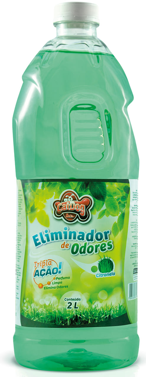 CAT DOG ELIMINADOR DE ODORES (CITRONELA) - 2L