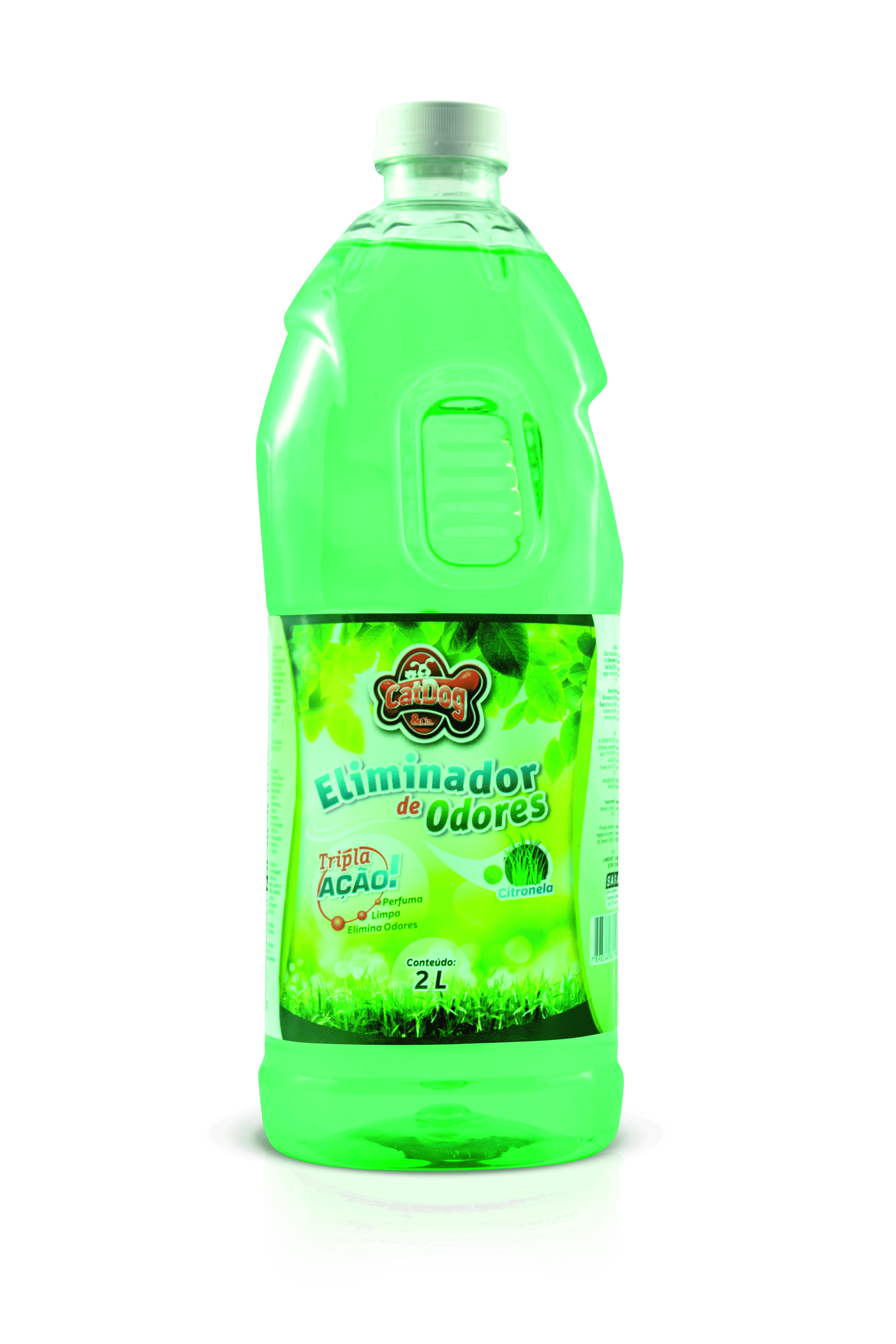 CAT DOG ELIMINADOR DE ODORES (CITRONELA) - 2L