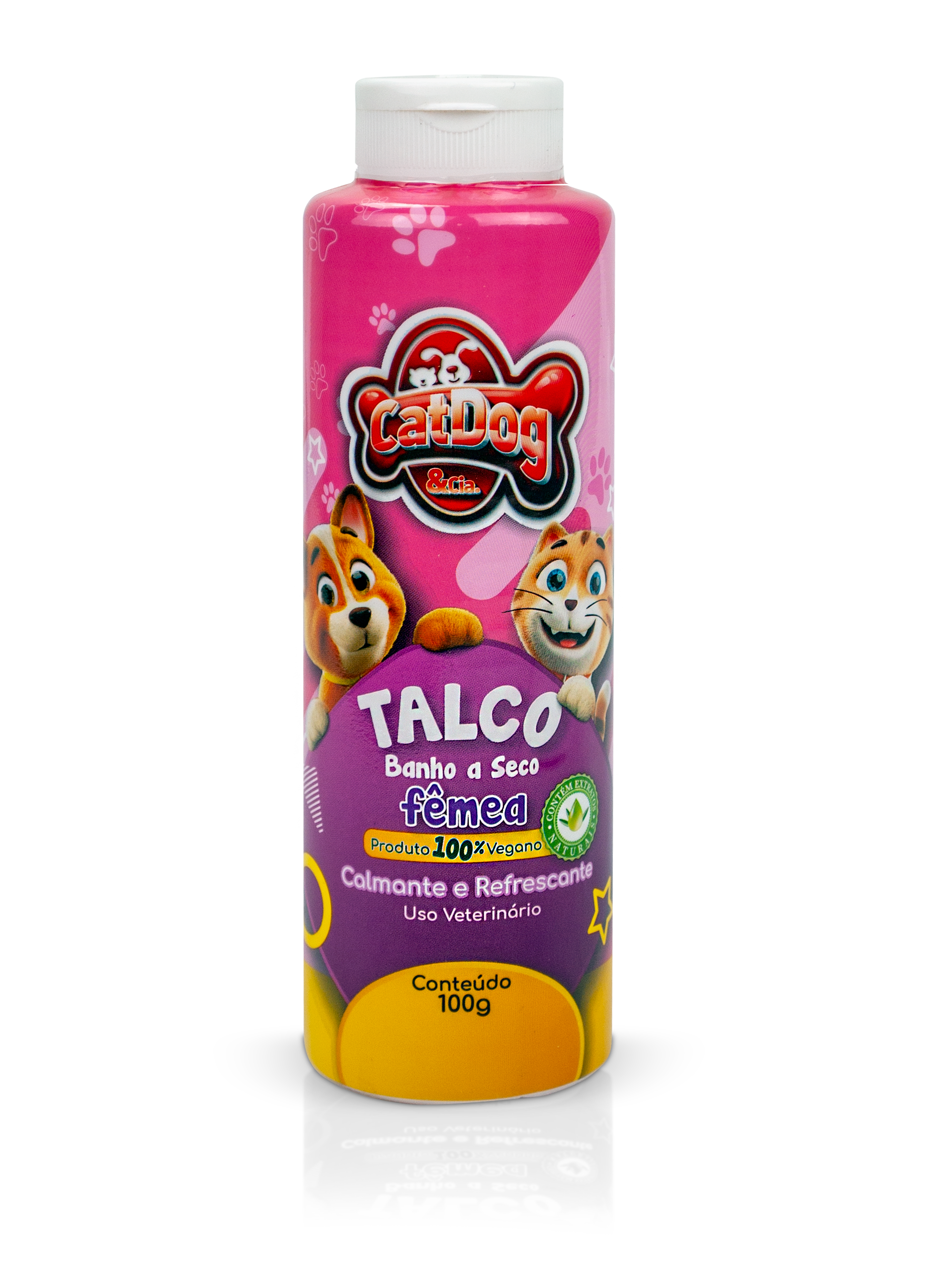 CAT DOG TALCO FÊMEA - 100G