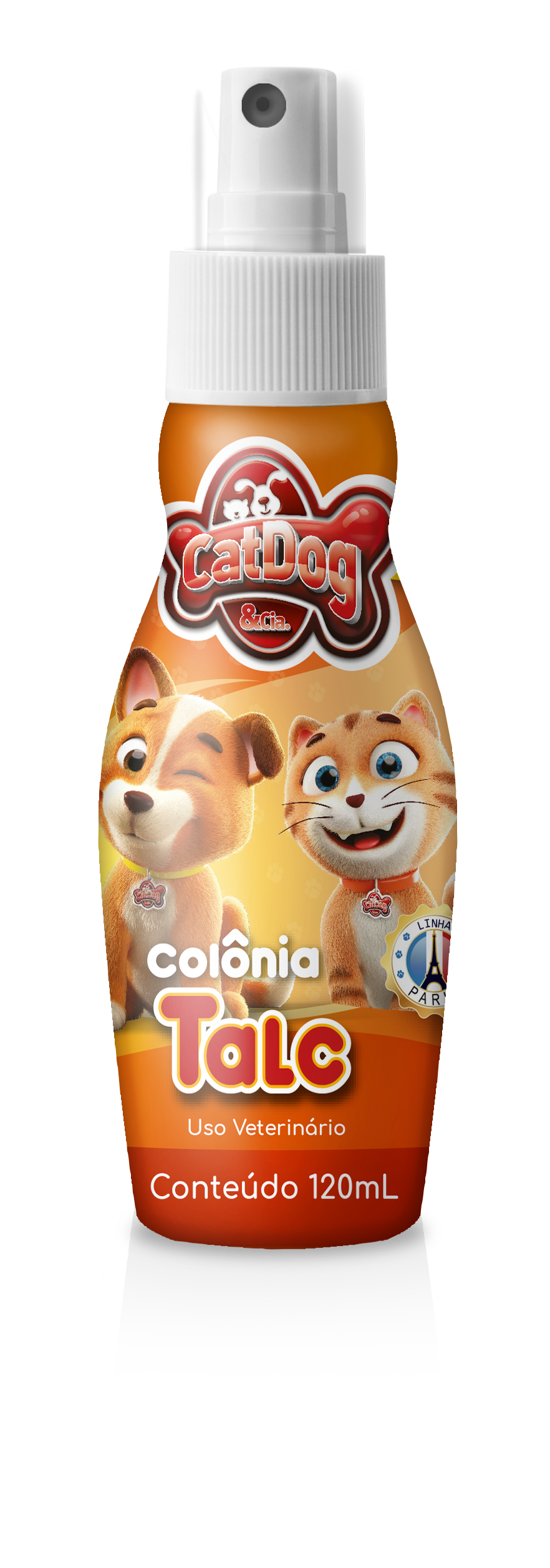CAT DOG DEO COLONIA PET (TALC) - 120ML