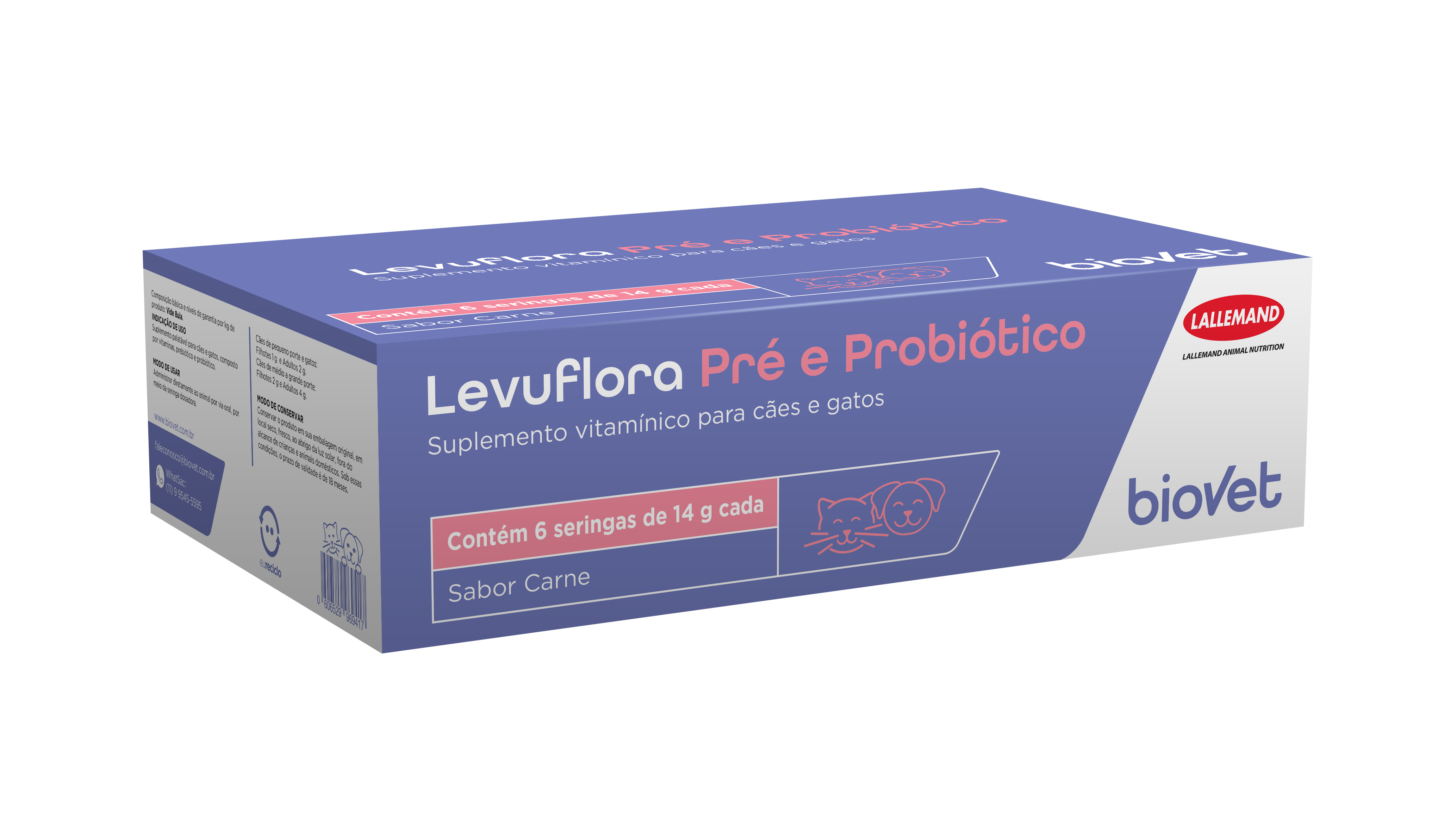 LEVUFLORA PRE E PROBIOTICO - 14G