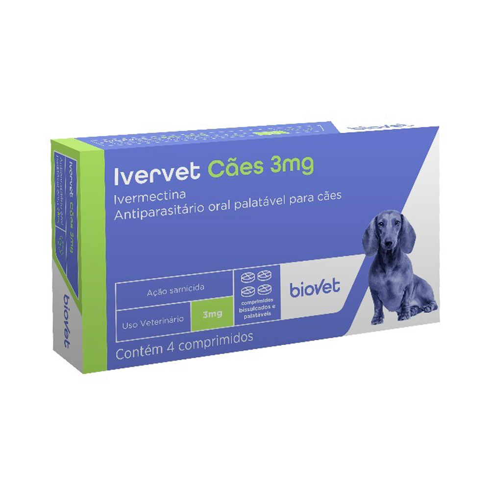 IVERVET CAES (3MG) - CÃES DE ATÉ 15KG