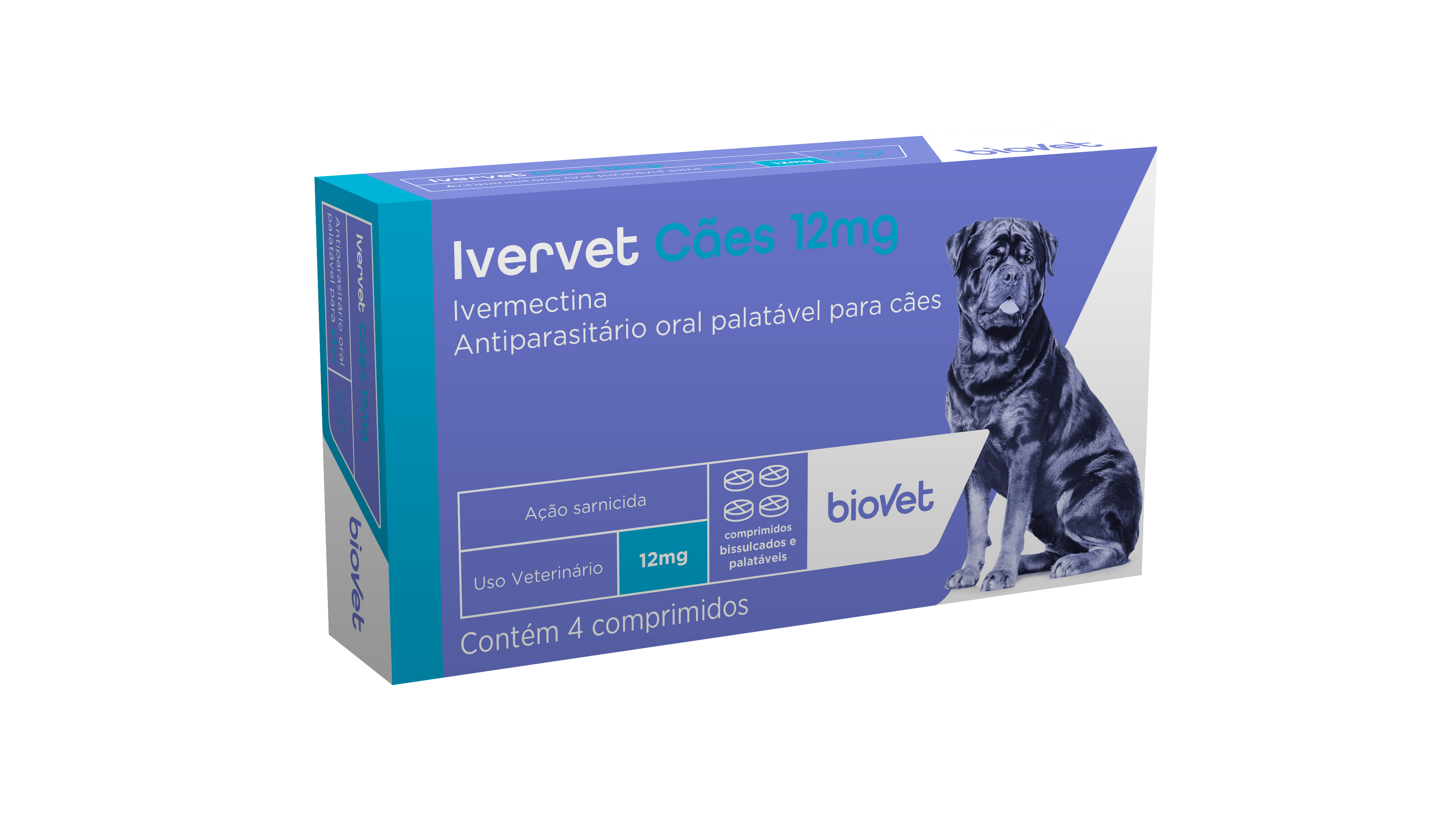 IVERVET CAES (12MG) - CÃES DE 30 A 60KG