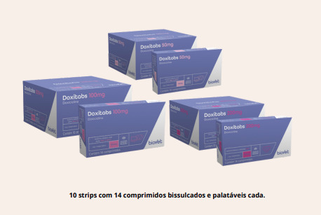 DOXITABS HOSPITALAR (100MG) 10 STRIPS COM 14 COMPRIMIDOS 