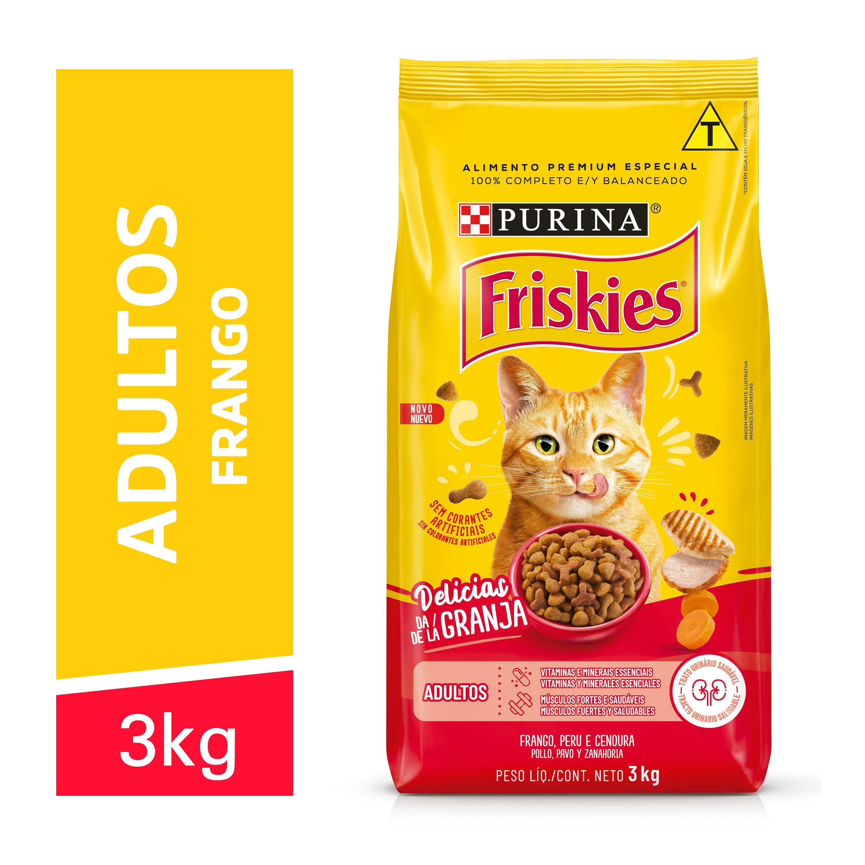 FRISKIES DELÍCIAS DA GRANJA - 3KG