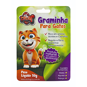 CAT DOG GRAMINHA GATOS - 50G