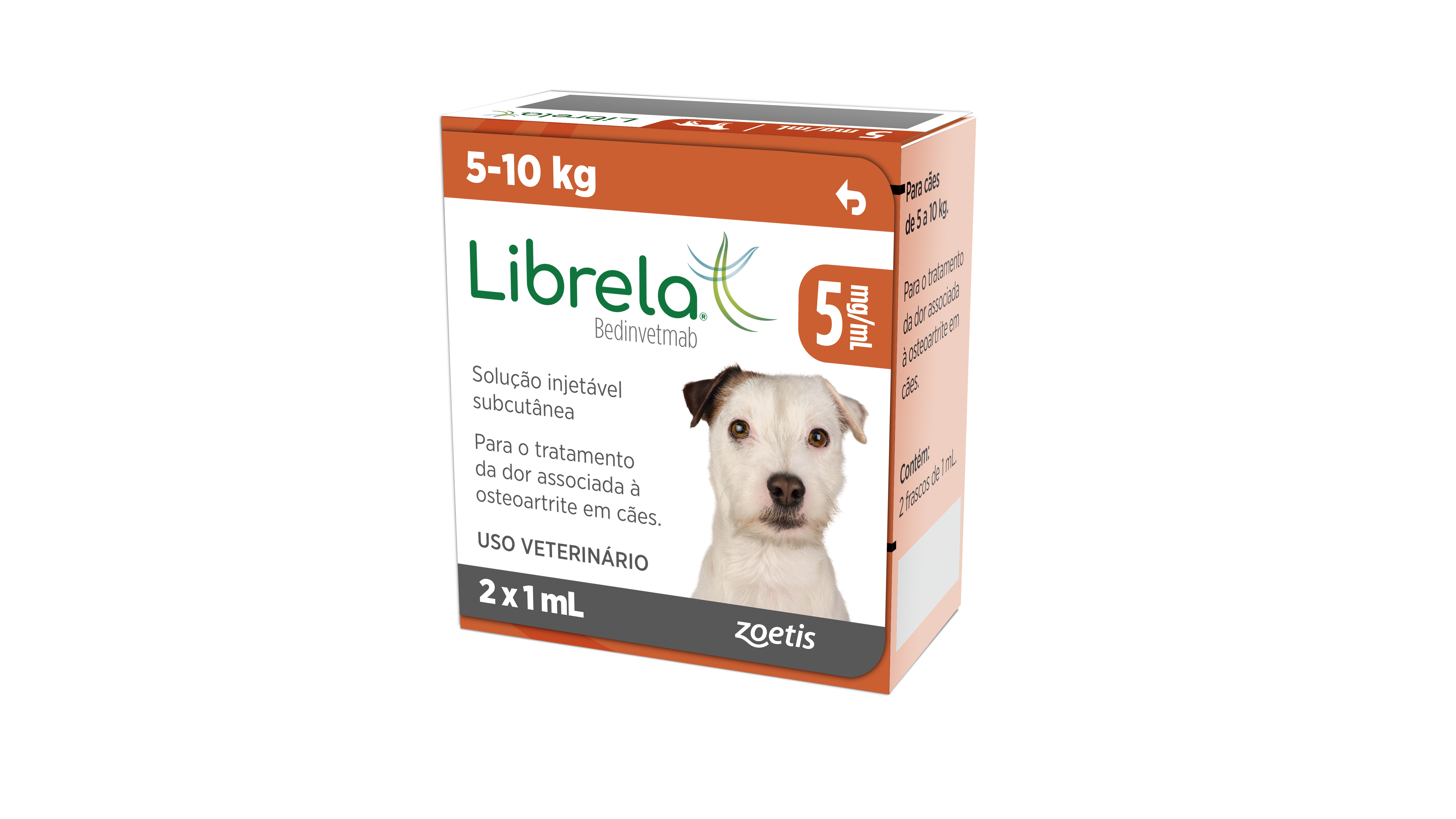 LIBRELA 5MG - 2 FRASCOS DE 1ML