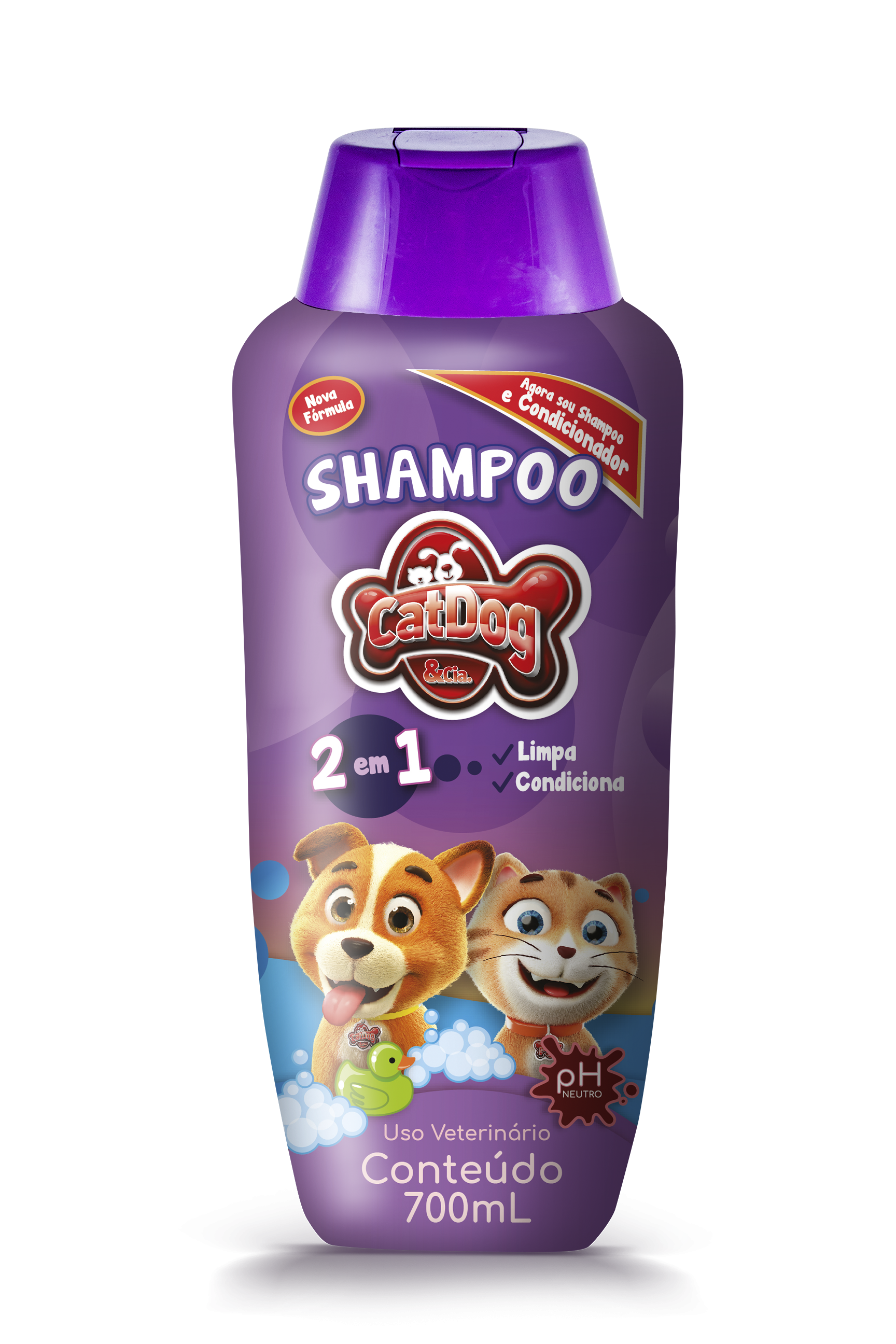 CAT DOG SHAMPOO 2 EM 1 700ML