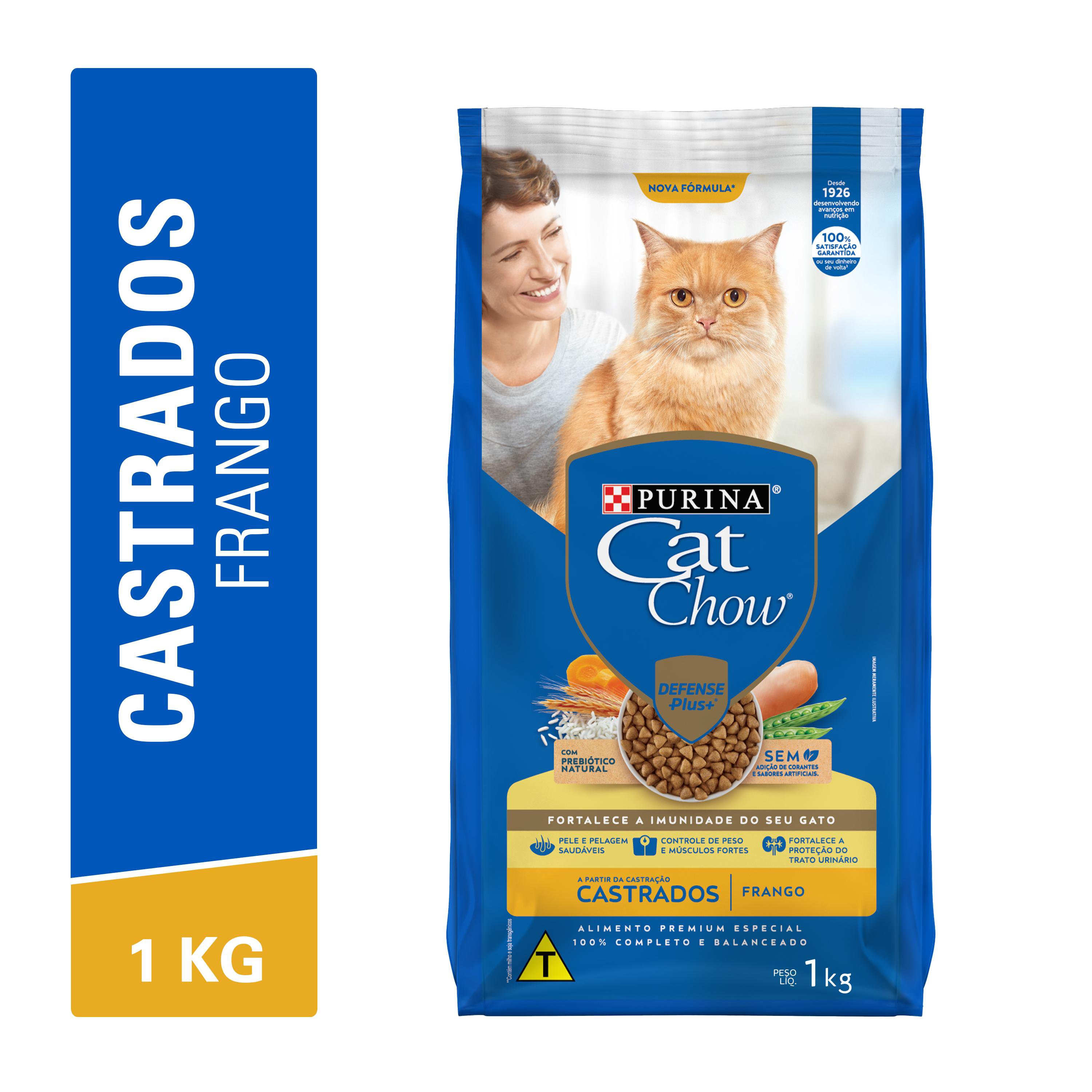 CAT CHOW PS CASTRADOS (FRANGO) - 1KG