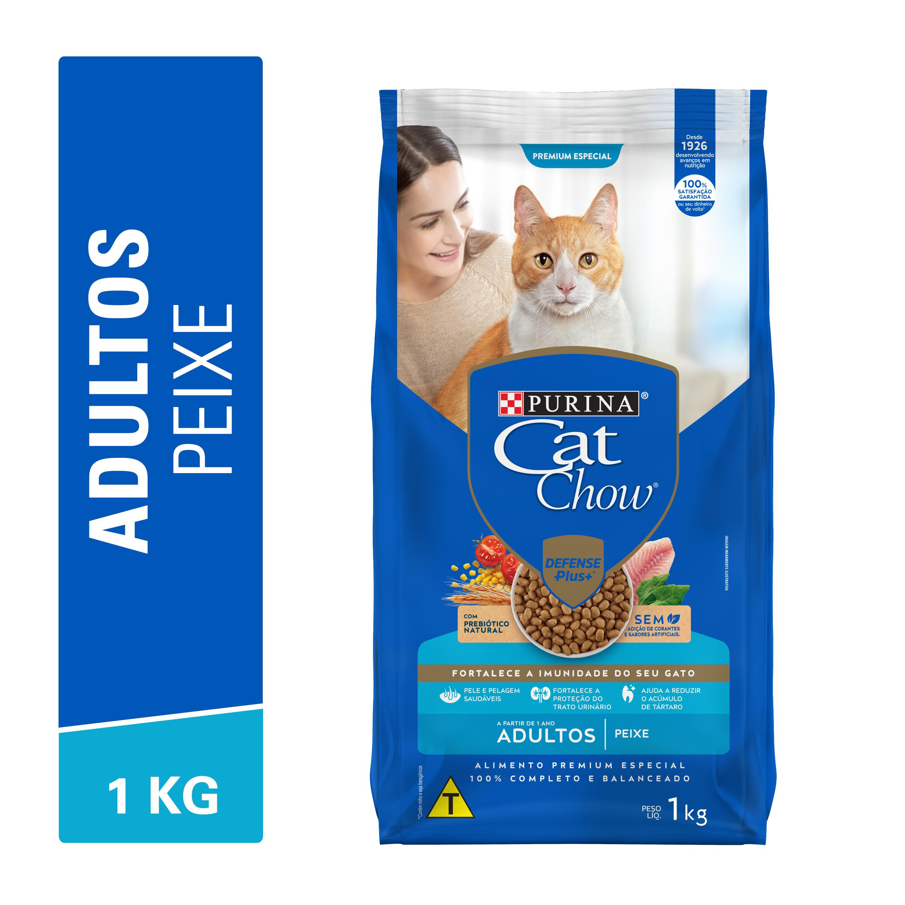 CAT CHOW PS ADULTO (PEIXE) - 1KG
