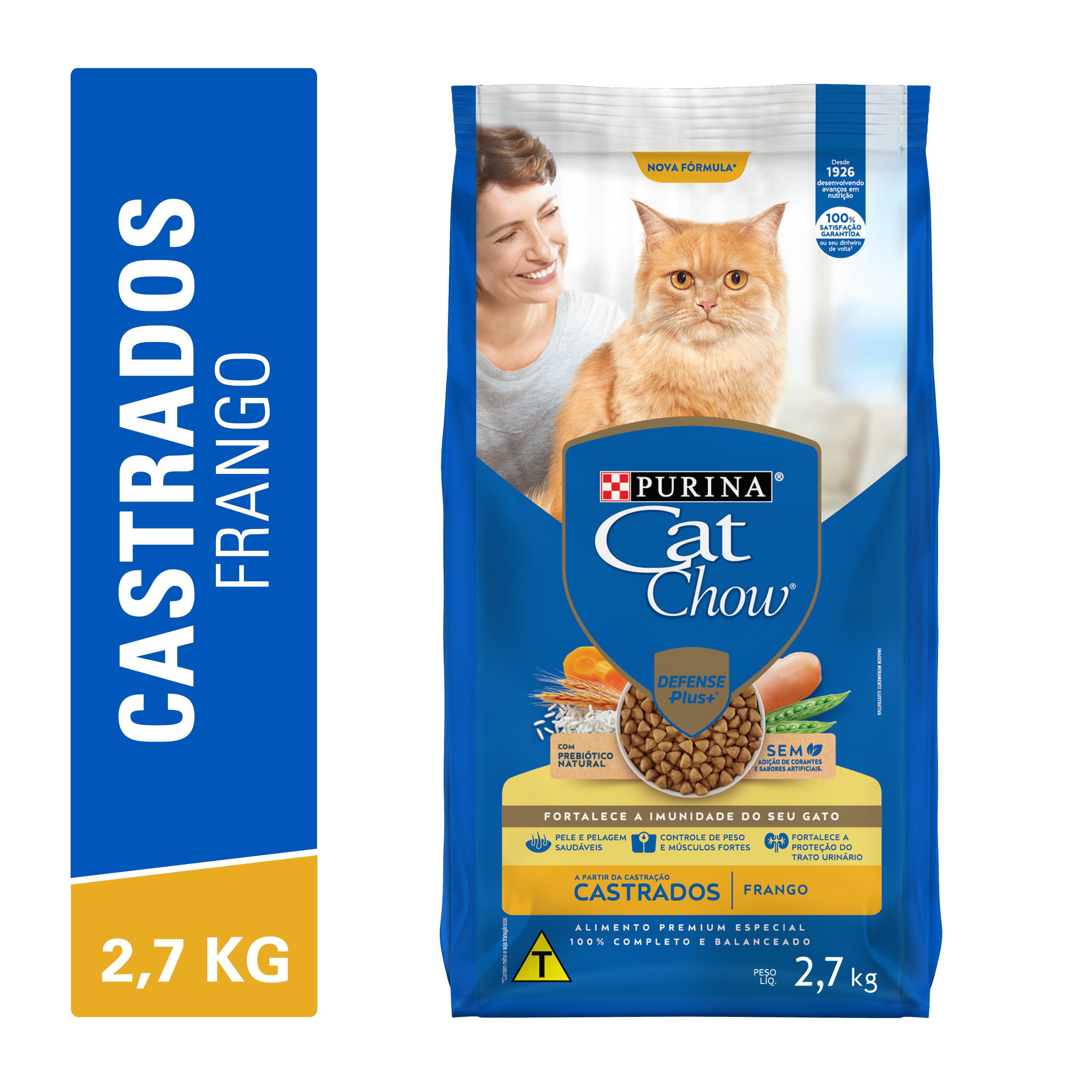 CAT CHOW PS CASTRADOS (FRANGO) - 2,7KG