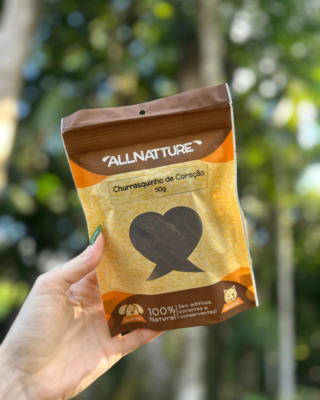ALL NATURE CHURRASQUINHO CORACAO 50G