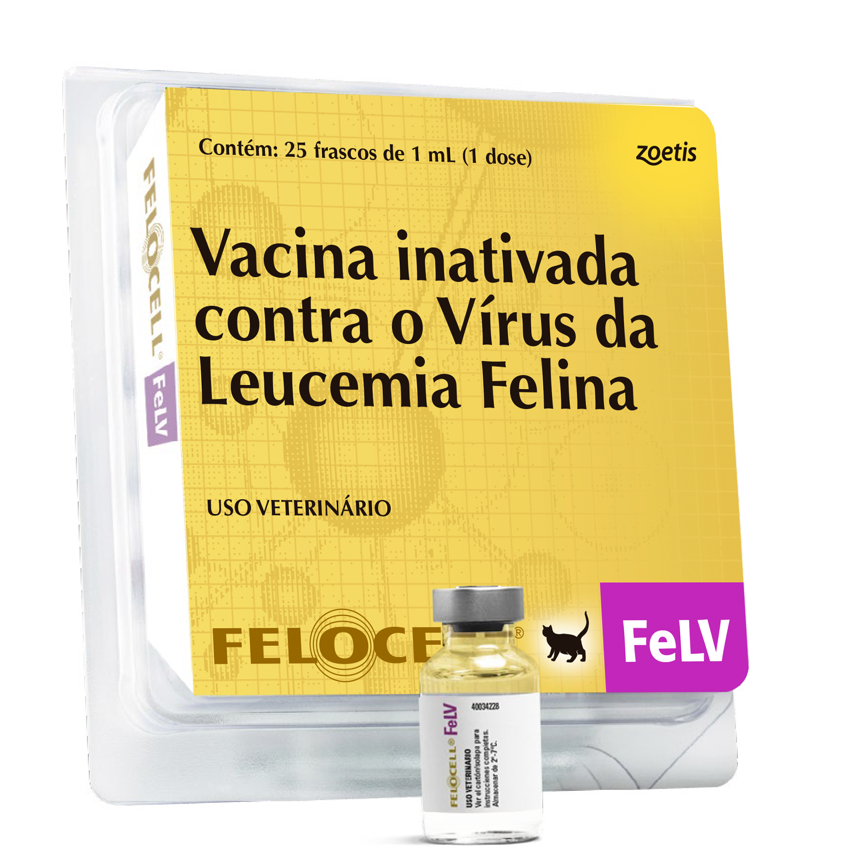 FELOCELL FELV - 25 UNIDADES