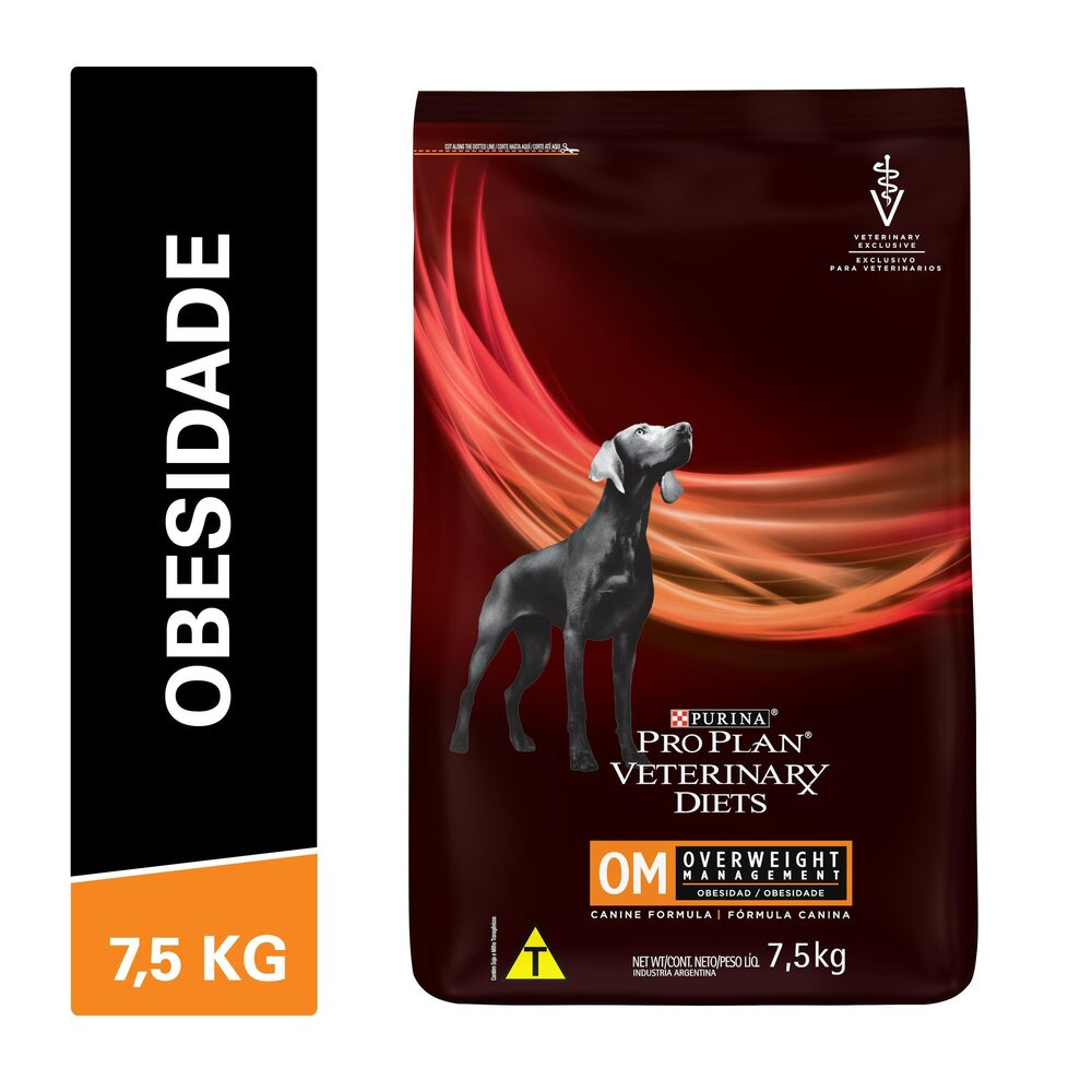 PRO PLAN DOG VETERINARY DIETS OM (OBESIDADE) - 7,5KG