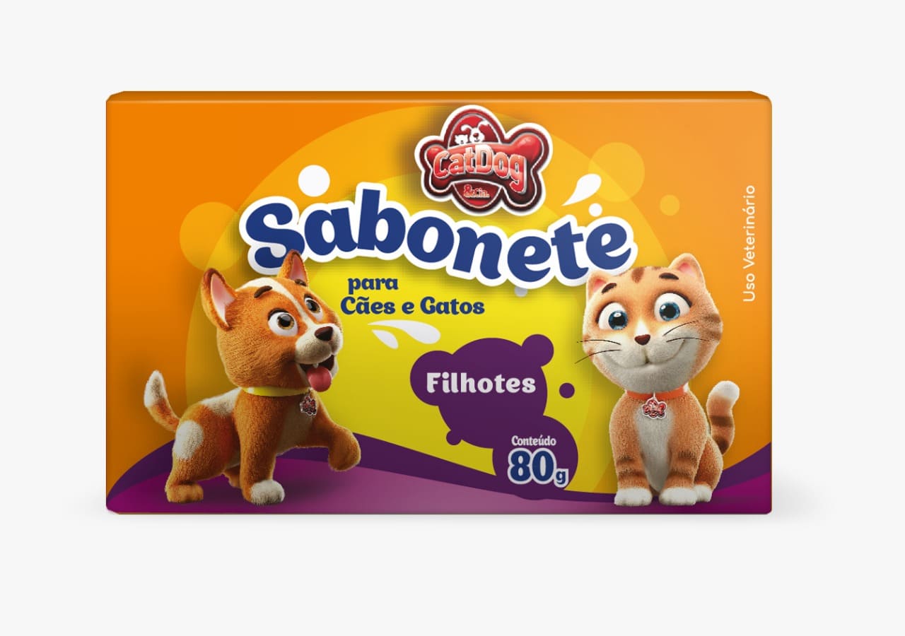 CAT DOG SABONETE (FILHOTES) -80G