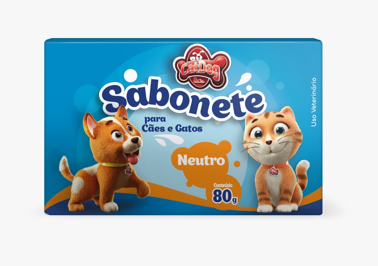 CAT DOG SABONETE (NEUTRO) -80G