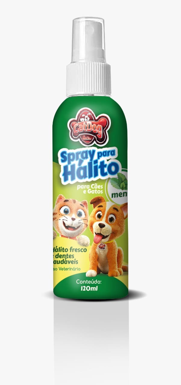 CAT DOG SPRAY PARA HALITO (MENTA) - 120ML