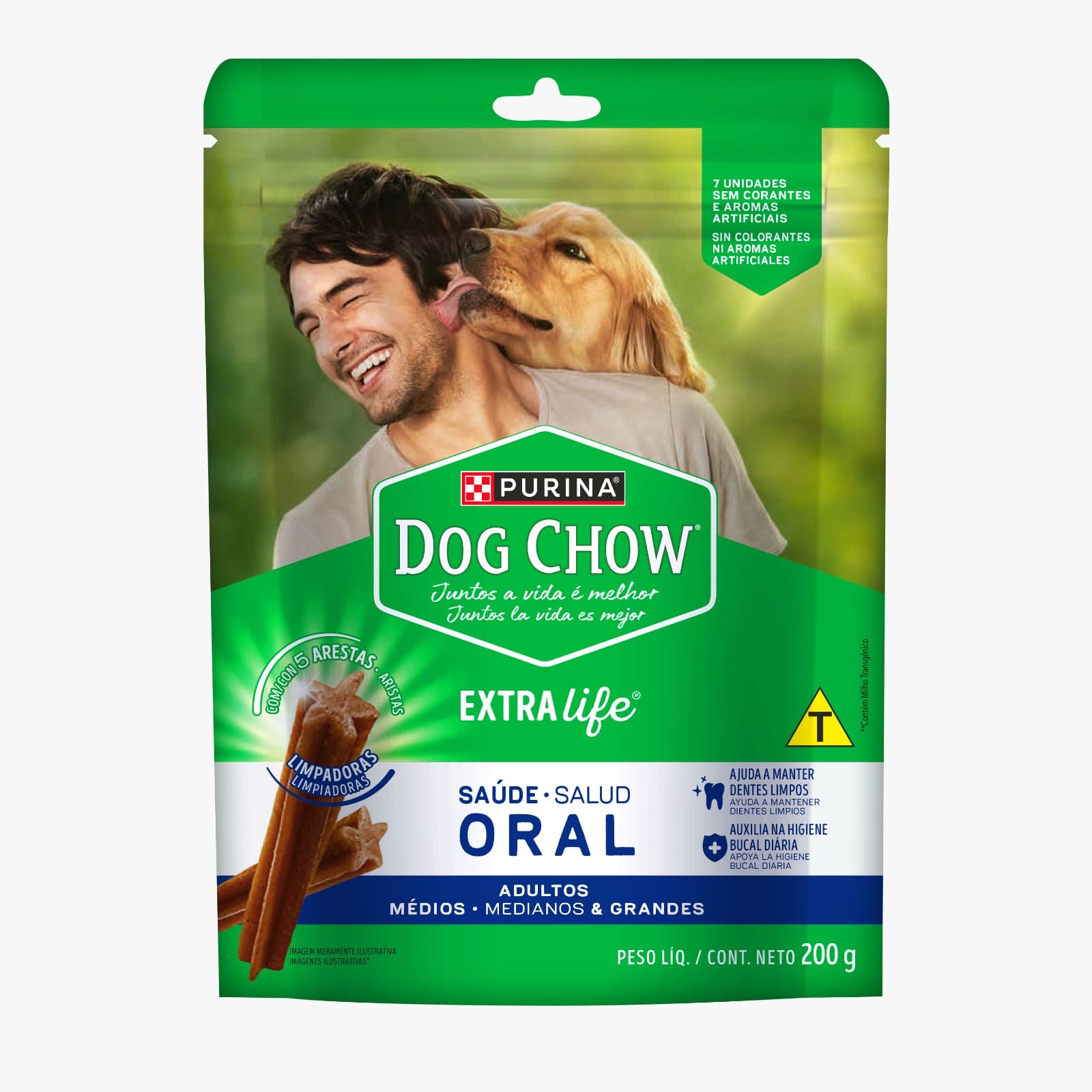 DOG CHOW ORAL MÉDIO E GRANDE - 200G