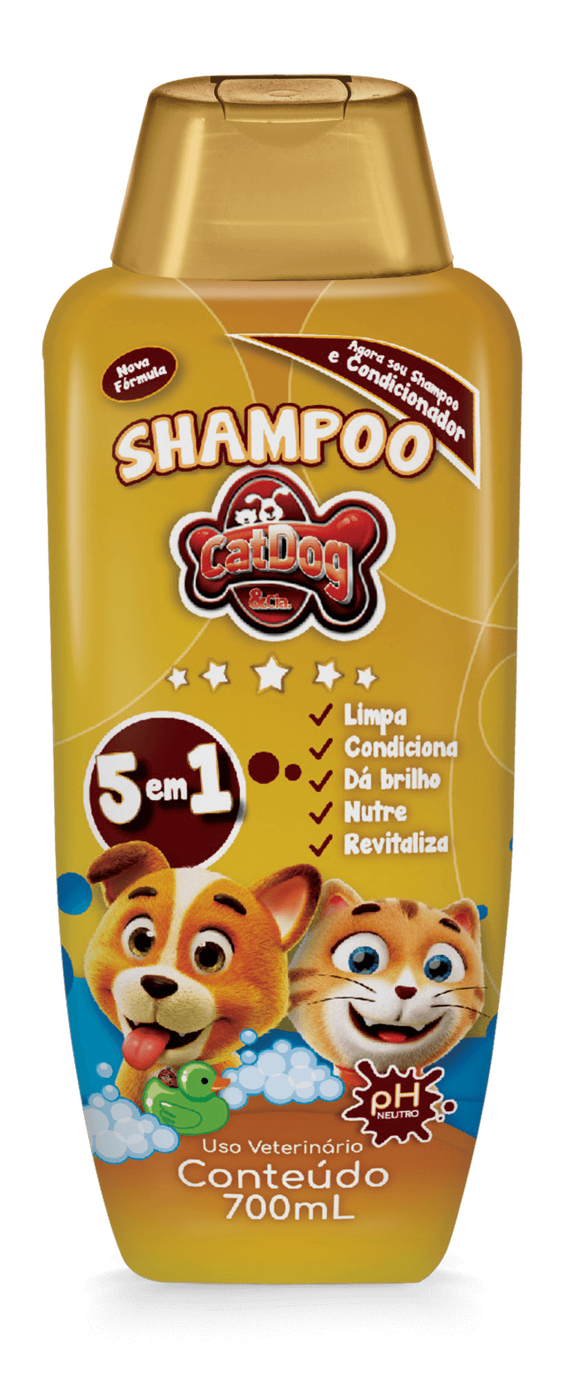 CAT DOG SHAMPOO (5 EM 1) - 700ML