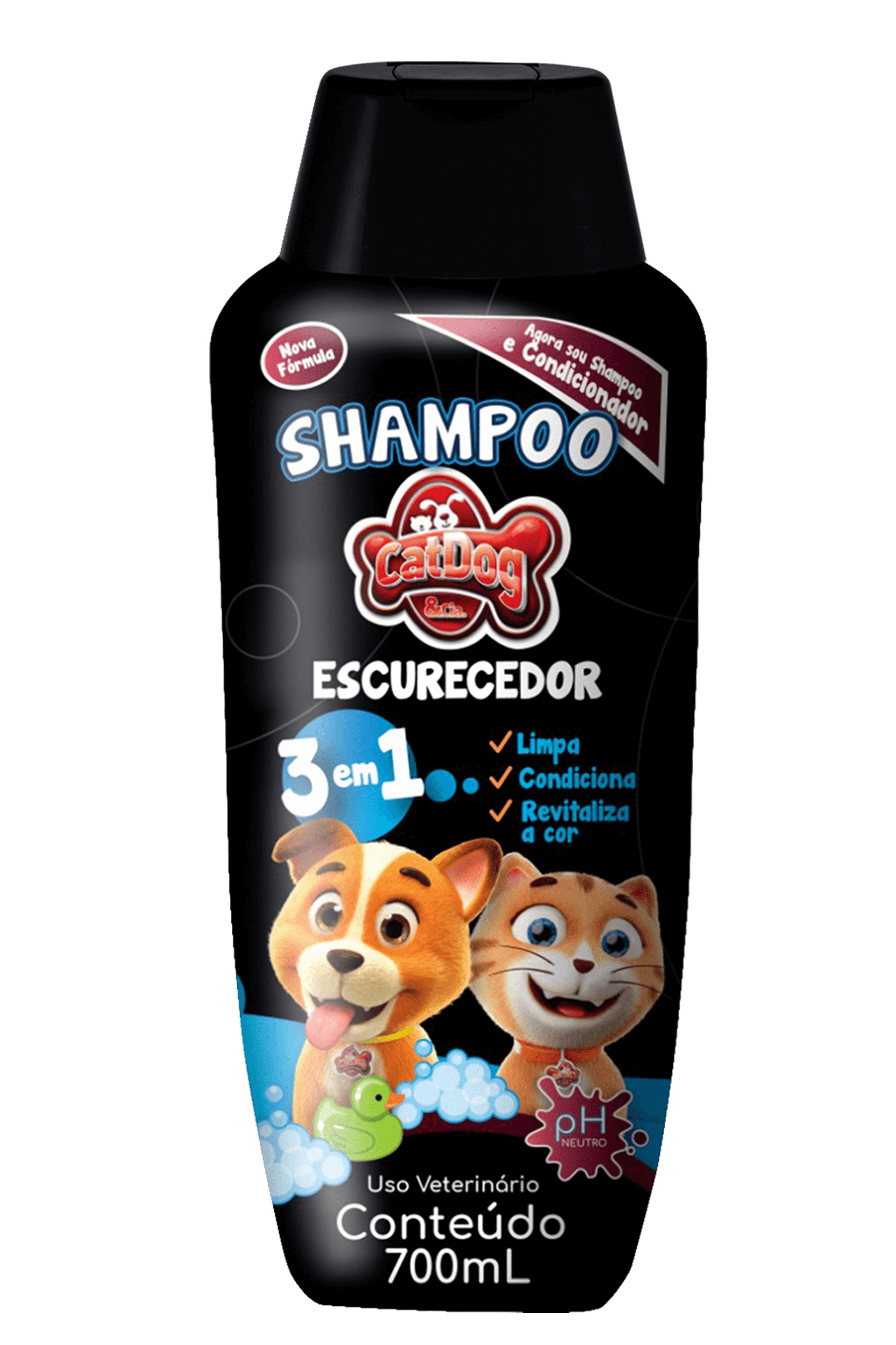 CAT DOG SHAMPOO (ESCURECEDOR 3 EM 1) - 700ML