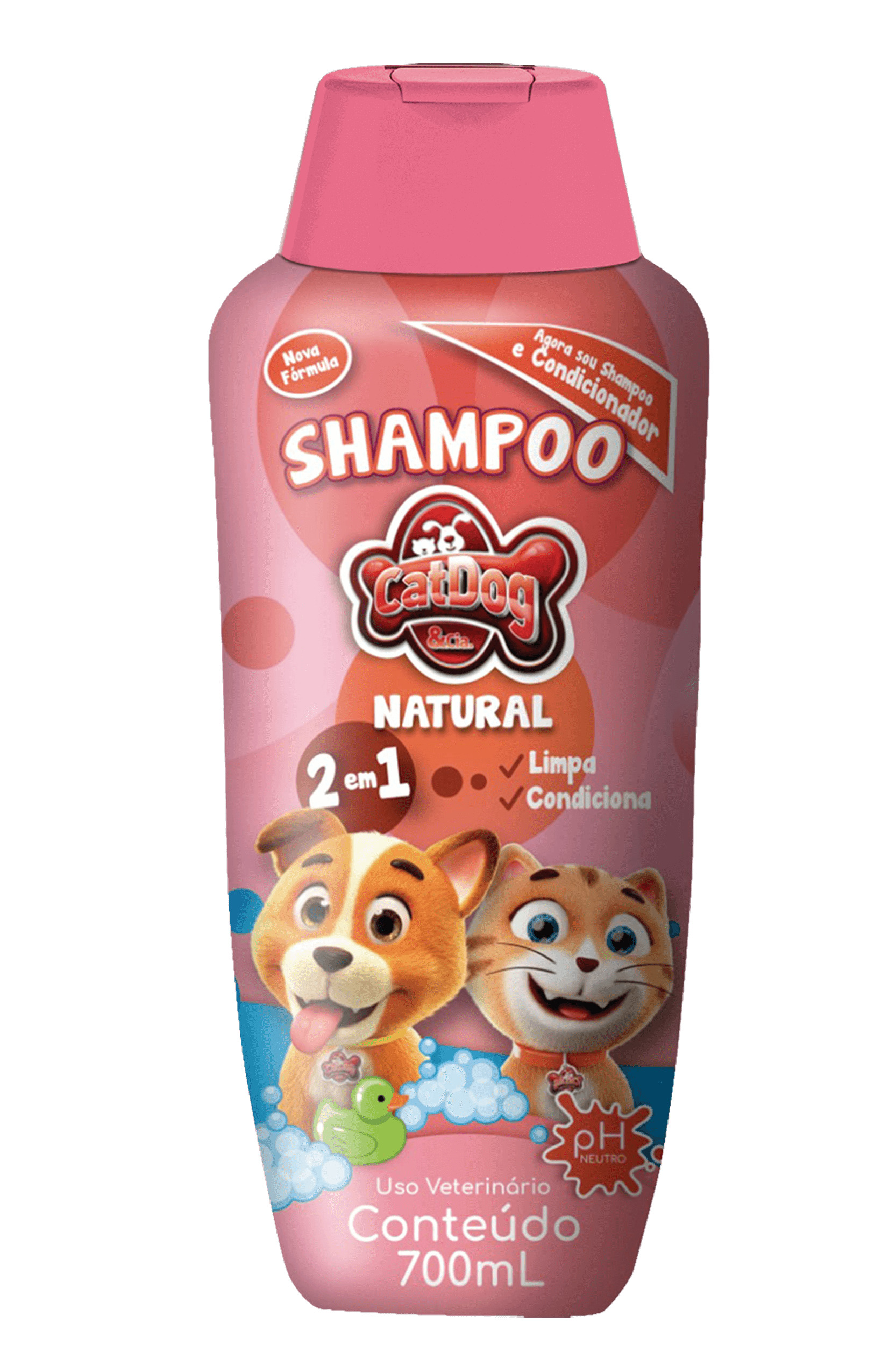 CAT DOG SHAMPOO (NATURAL 2 EM 1) - 700ML