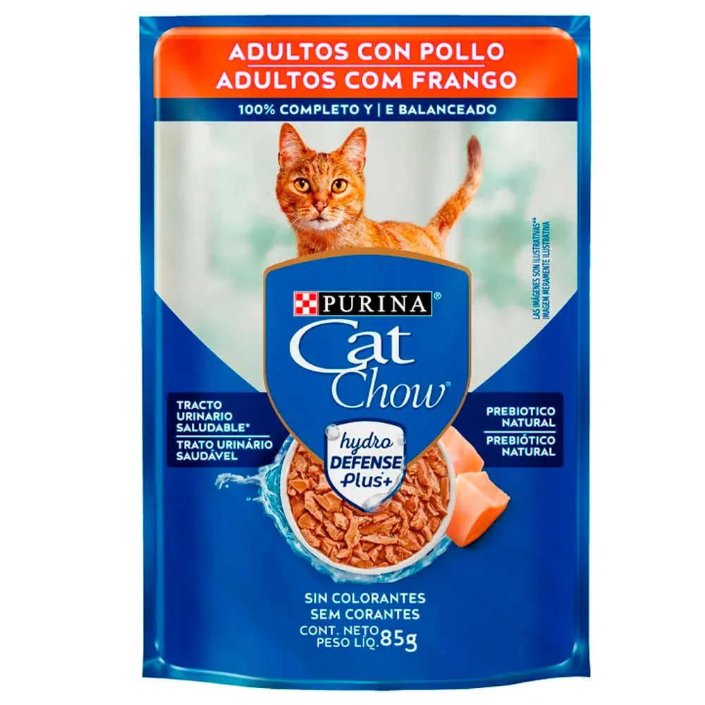 CAT CHOW SACHÊ ADULTO (FRANGO) - 85G
