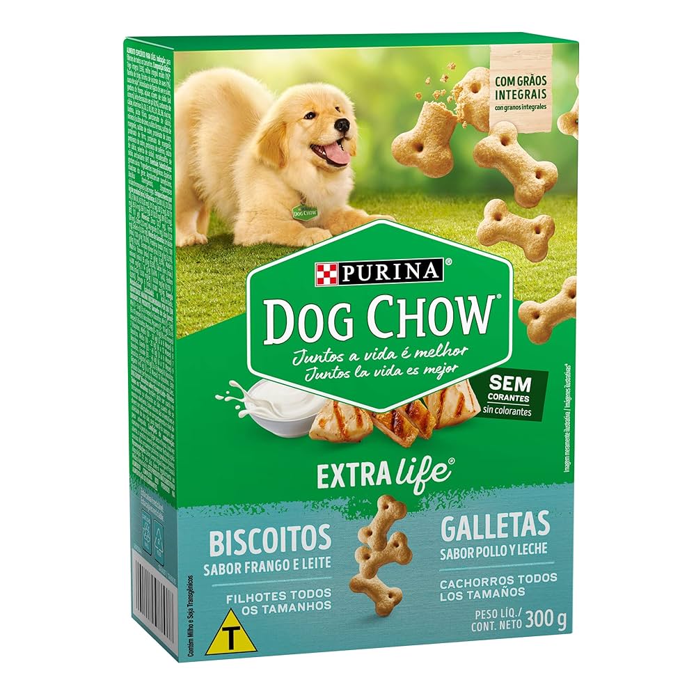 DOG CHOW BISCOITO FILHOTE (FRANGO E LEITE) - 300G